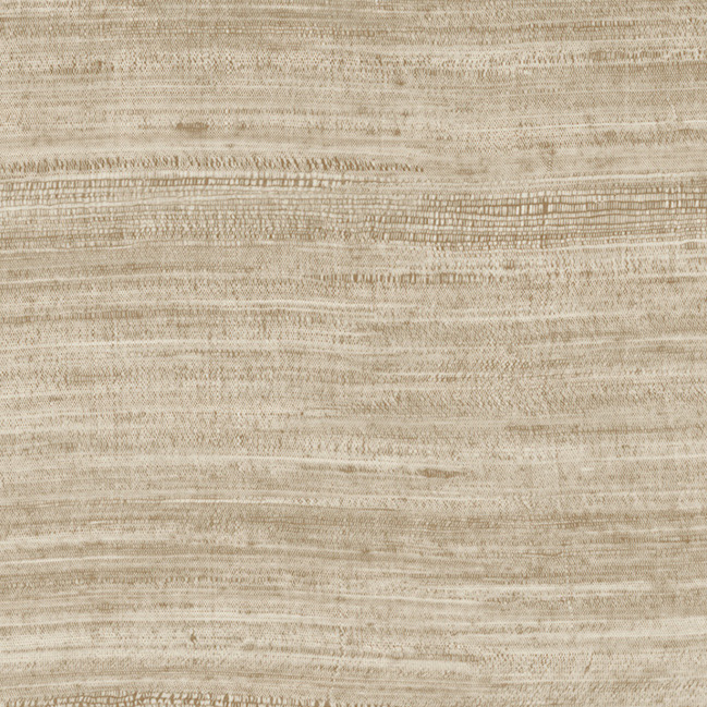 Beige behang met een subtiele horizontale textuur in natuurlijk linnenlook uit de Arte Expedition Tasar collectie.