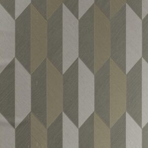 Geometrisch Arte behangpatroon Focus Arrow 26523 in aardetinten met een reliëfstructuur.