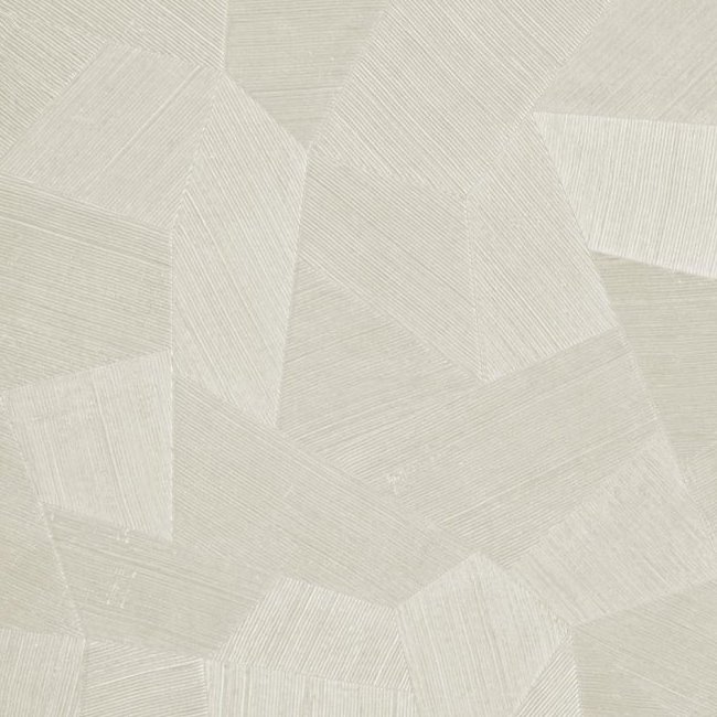 Lichtbeige Arte Focus Facet 26543 behang met geometrisch patroon en fijne textuurlijnen.
