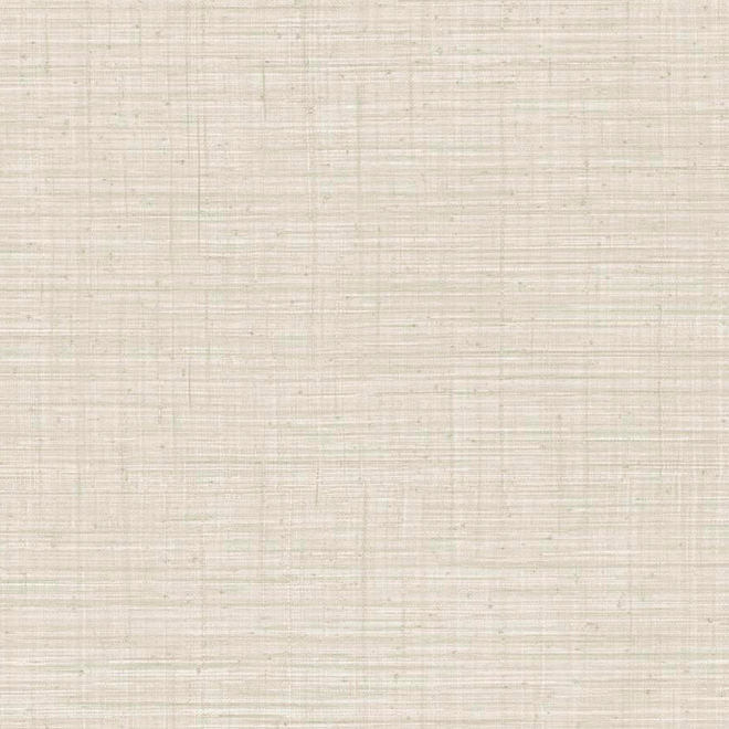 Lichtbeige Arte behang uit de Tierra Unito 6650 collectie met een subtiel linnenstructuurpatroon.