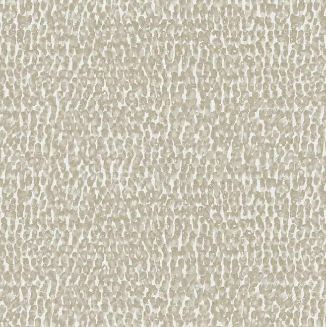 Beige Arte-behang Joy42 Join the Dots met een abstract patroon van onregelmatige stippen.
