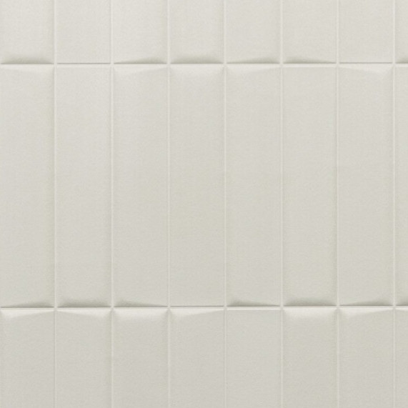 Lichtbeige Arte-behang uit de Kanso Yugen 72501 collectie met een subtiel geometrisch vouwpatroon.