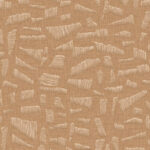 Beige behang met een abstract patroon van opgestikte textuurstrepen in zandtinten uit de Arte Lanai Kona Desert Dream collectie.
