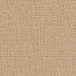 Beige geweven structuur van het Arte-behang Lanai Puna 81541 met een natuurlijke, textiele uitstraling.