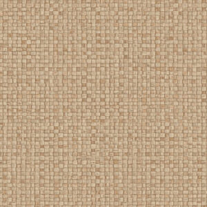 Beige geweven structuur van het Arte-behang Lanai Puna 81541 met een natuurlijke, textiele uitstraling.