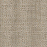 Beige geweven structuur van Arte behang uit de Lanai Puna 81547 collectie.
