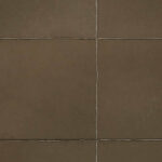 Donkerbruin Arte Les Cuirs Aspect 33553 behang met leren tegelstructuur.