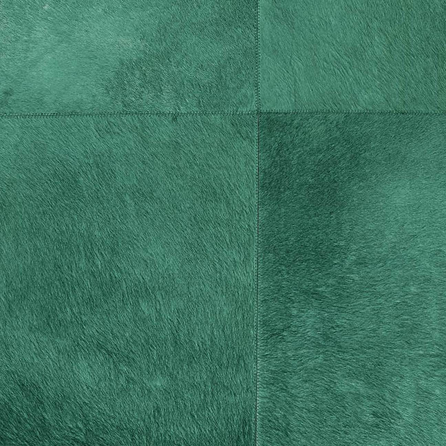 Groen Arte-behang uit de Les Cuirs Rectangle-collectie met een lederlook en zichtbare nerfstructuur.