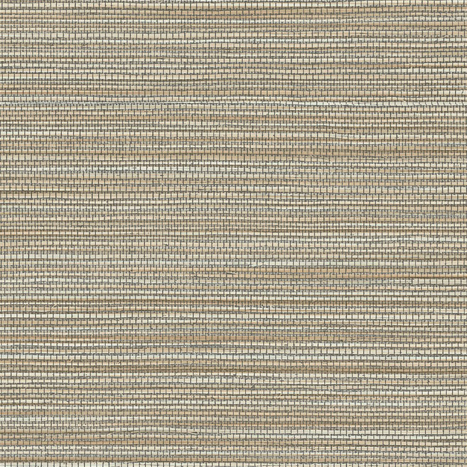 Vlakke textuur van Arte behang Marsh 31503 met een fijn geweven patroon in natuurlijke beige- en zandtinten.