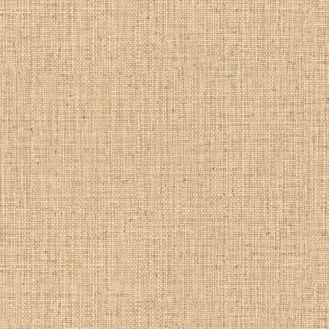 Beige textuurbehang met geweven linnenlook uit de Arte Gitane collectie, type Nongo 49511.