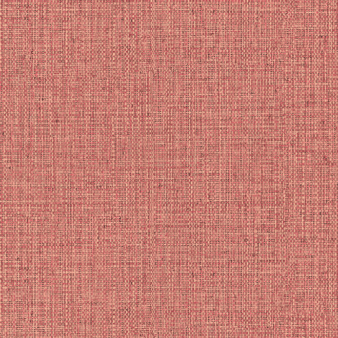 Roodroze behang met een textielachtige structuur uit de Arte Gitane collectie, model Nongo 49522.
