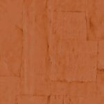 Roodbruin Arte behang uit de Oblong-collectie met een textuur van rechthoekige vlakken en een handgeschilderde uitstraling.