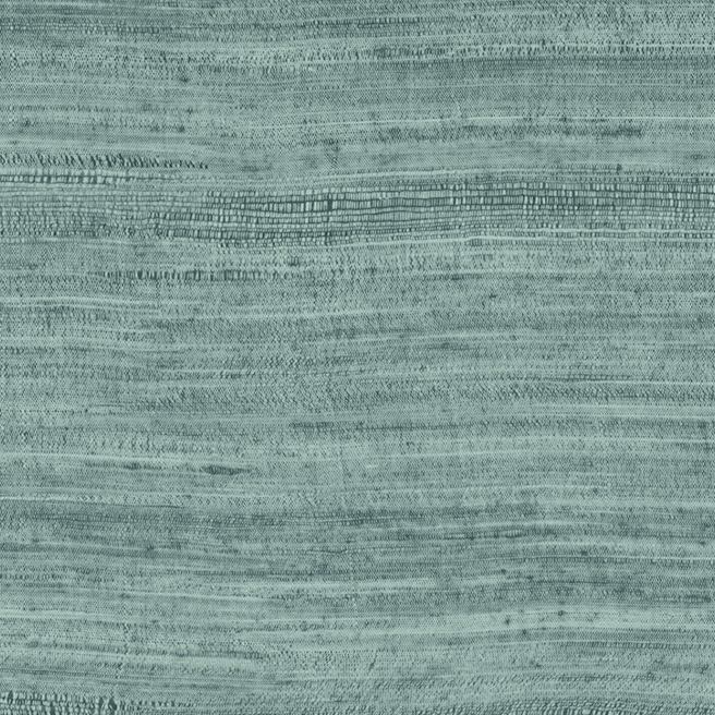 Groenblauw Arte-behang Textura Tasar 72032 met een horizontaal geweven textuurpatroon.