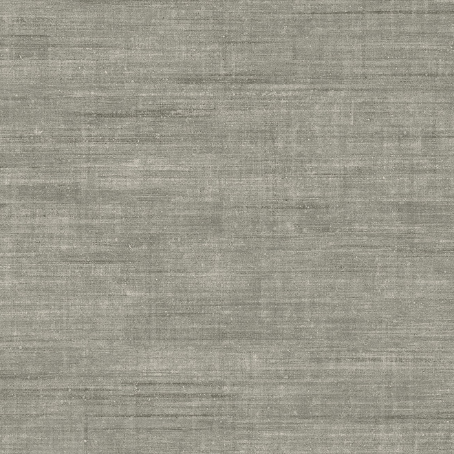 Grijs Arte Textura Canvas behang met een subtiele textielstructuur en horizontale lijnen.