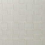 Lichtgrijs Arte Textura Weave 31570A behang met een verfijnd gevlochten patroon en subtiele textuur.