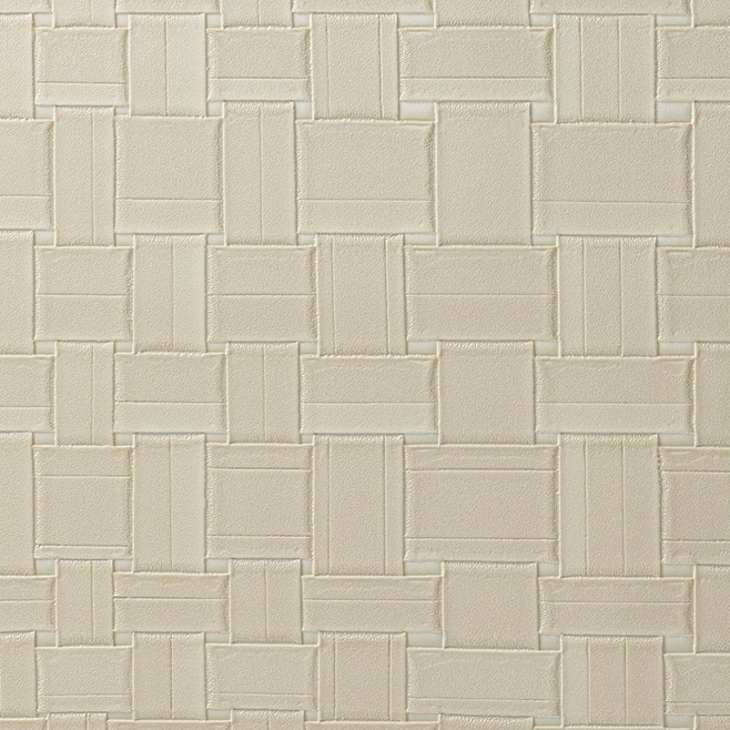 Beige Arte Textura Weave 31576A behang met een gestructureerd vlechtpatroon.