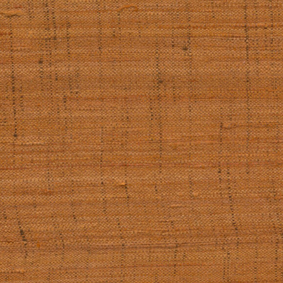 Oranje behang met een grove, natuurlijke textuur van Ghicha wildzijde uit de Arte WildSilk collectie.