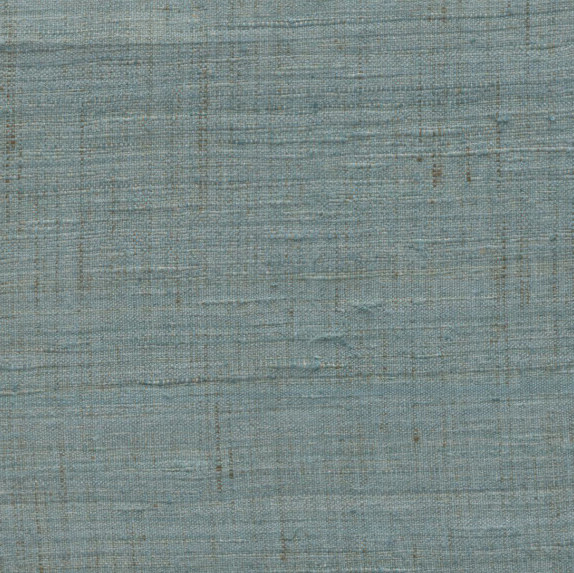 Blauwgroen Arte Wild Silk Ghicha behang met een grove, natuurlijke zijdeweefstructuur.