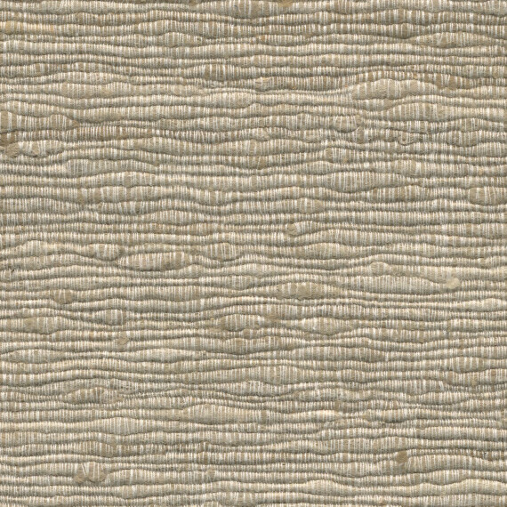 Beige structuurbehang met een horizontaal geweven zijdeachtig patroon uit de Arte WildSilk KatiaSilk-collectie.