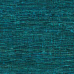 Detailopname van Arte-behang WildSilk KatiaSilk 86506 met een grof geweven textielstructuur in een diep turquoise kleur.