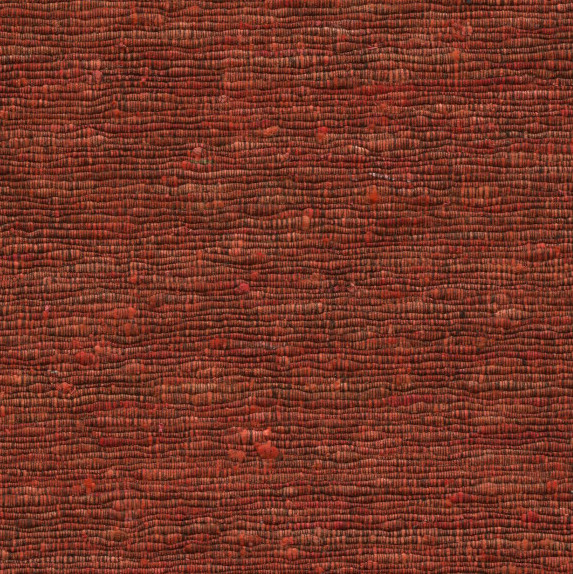 Roodbruin Arte-behang uit de Wild Silk Katia Silk collectie met een geweven, textiele structuur.