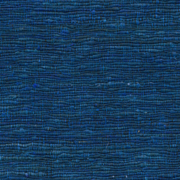 Donkerblauw Arte WildSilk KatiaSilk 86508 behang met een grof geweven, zijdeachtige textuur.