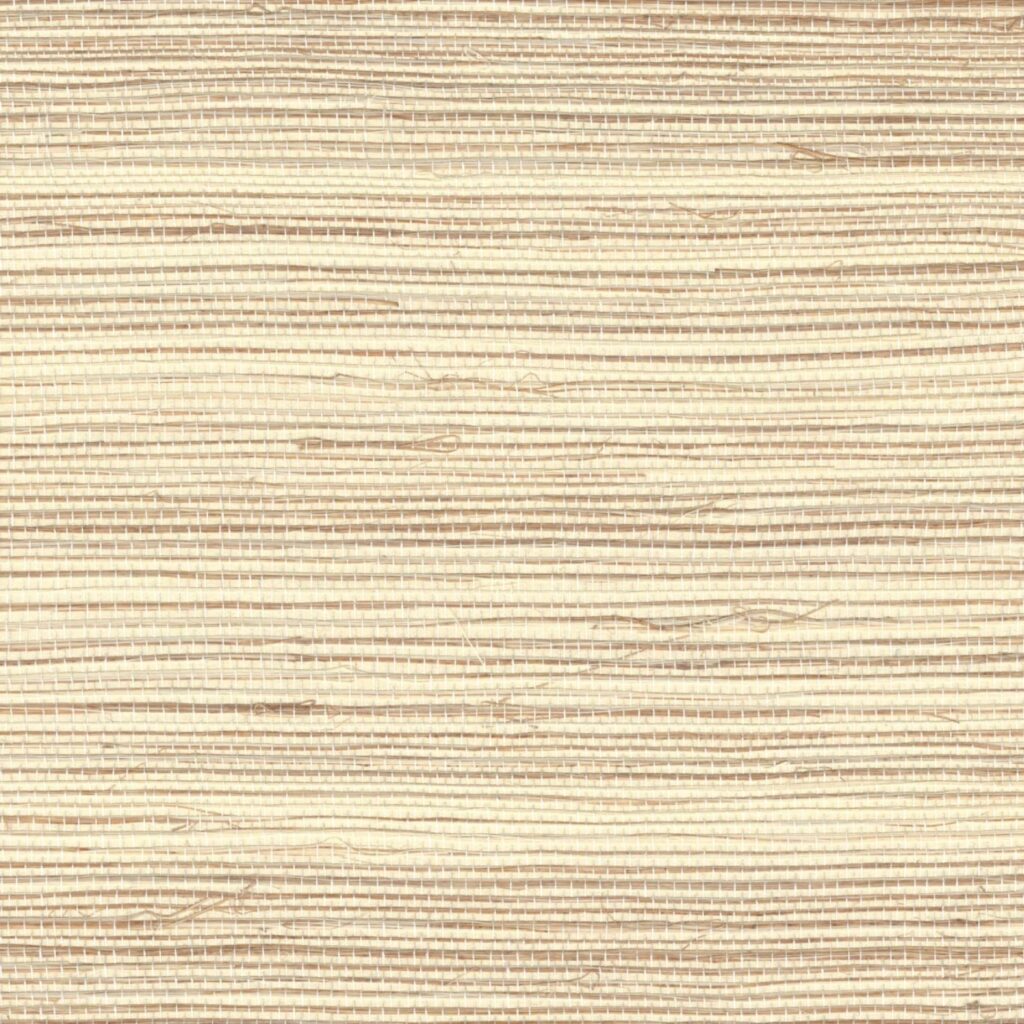 Beige geweven behang met fijne horizontale textuur uit de Arte Favoris collectie, model RM 1070 01.