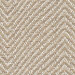 Textielpatroon Arte Marquesa Atuona 31722 met visgraatstructuur in naturel en wit geweven garen.