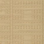 Beige wandbekleding met een gestructureerd, geometrisch patroon uit de Arte Marquesa Taio collectie in de kleur Winter Sun.