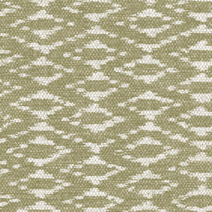Beige en wit behang met een etnisch geïnspireerd, geometrisch Calanco-patroon uit de Essentials Travellers collectie.