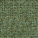 Groen Arte Cashmere 73064 behang met een geweven textuur en subtiele turquoise accenten.