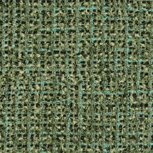 Groen Arte Cashmere 73064 behang met een geweven textuur en subtiele turquoise accenten.