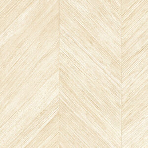 Beige Arte behang Corteza 34205 met een subtiel visgraatpatroon en natuurlijke textuur.
