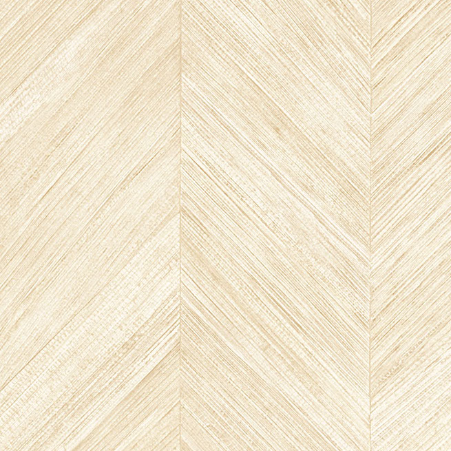 Beige Arte behang Corteza 34205 met een subtiel visgraatpatroon en natuurlijke textuur.