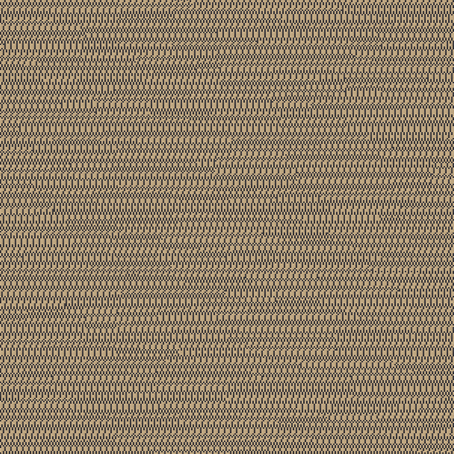Beige en zwart Arte Koumbala 22062 behang met fijn geweven textuur en etnisch geïnspireerd patroon.