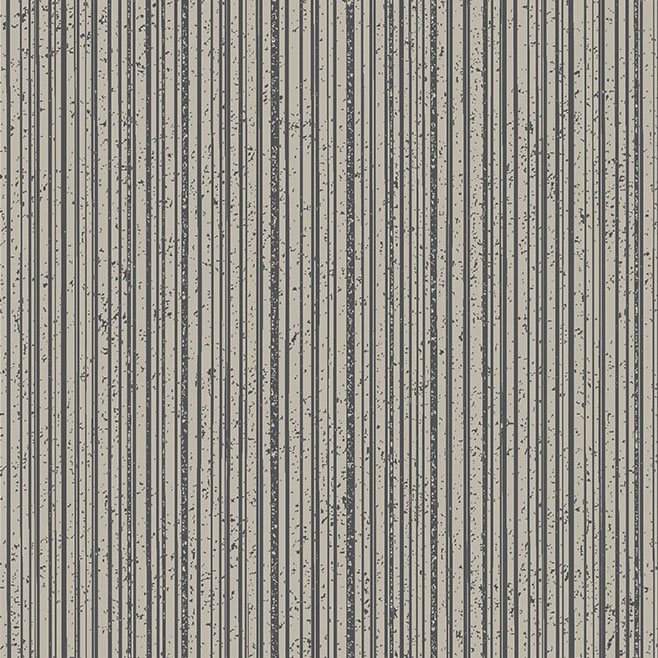 Behang met een patroon van verticale strepen in verschillende diktes en een gemarmerde structuur, uit de Arte Linea 66071 collectie.