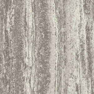 Grijs en beige Arte Lustro 66050 behang met een gemarmerde, verticale textuur.