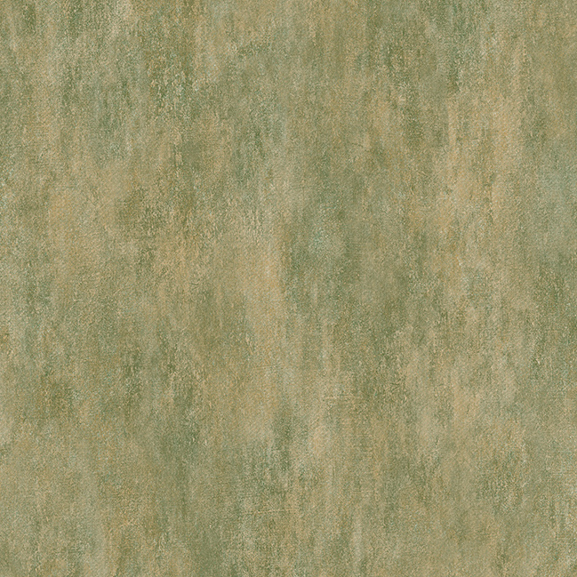 Groen-geel Arte behang Manchas 57527 met een gemarmerde, textuurachtige uitstraling.