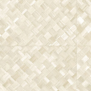 Beige geweven patroon op Arte behang uit de Pandan 34101 serie met een natuurlijke textuur.