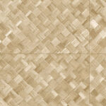 Beige geweven patroon van Arte behang uit de Pandan-collectie, model 34104.