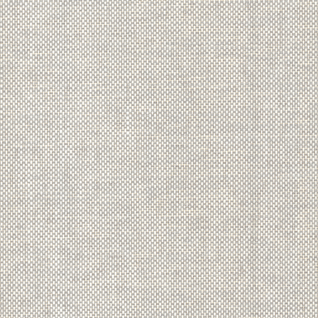 Grijsbeige Arte behang uit de Scope-collectie met fijn geweven textuurpatroon.