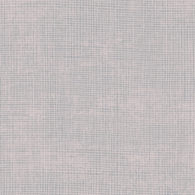 Lichtroze Arte behang Tulle 73087 met een fijn rasterpatroon in een textielachtige structuur.