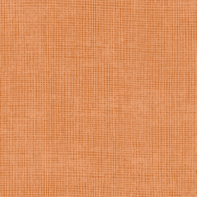 Oranje Arte-behang Tulle 73092 met een fijn geometrisch rasterpatroon.