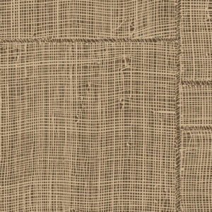 Beige en bruin geweven patroon op Arte behang Twine 66060 met een textielachtige structuur.
