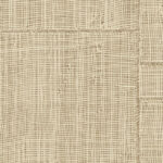 Beige Arte behang uit de Twine-collectie met een geweven rasterpatroon en textuurdetail.