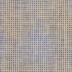 Beige en blauw geweven patroon van Arte behang in Waffle Weave stijl.