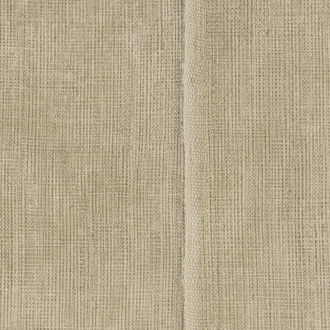 Beige Elitis Corinthe VP 920 02 behang met een textielachtige linnenstructuur en subtiele verticale naad.