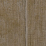 Bruin structuurbehang uit de Elitis Corinthe collectie met een grof geweven textiellook.