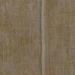 Bruin structuurbehang uit de Elitis Corinthe collectie met een grof geweven textiellook.