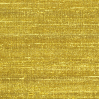 Goudgeel Elitis Kosa Silk behang met een zijdeachtige textuur en subtiele horizontale lijnen.